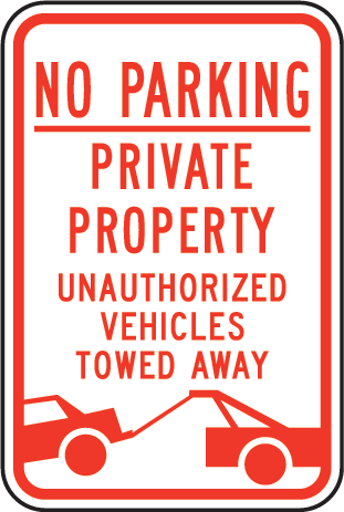 Private Property Tow Away Zone, Miami