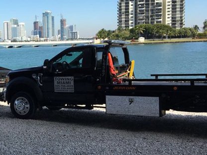 Miami, FL flatbed towing